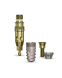SwishActive 4.1mmDx8mmL SBM: 3.4mmD Platform Dental Implant System - 1/Pack