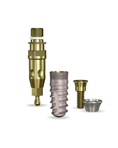 SwishActive 4.1mmDx10mmL SBM: 3.4mmD Platform Dental Implant System - 1/Pack