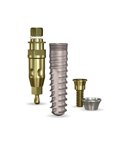 SwishActive 4.1mmDx16mmL SBM: 3.4mmD Platform Dental Implant System - 1/Pack