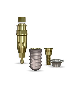 SwishActive 4.8mmDx8mmL SBM: 3.4mmD Platform Dental Implant System - 1/Pack