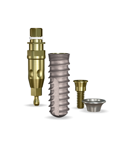 SwishActive 4.8mmDx14mmL SBM: 3.4mmD Platform Dental Implant System - 1/Pack