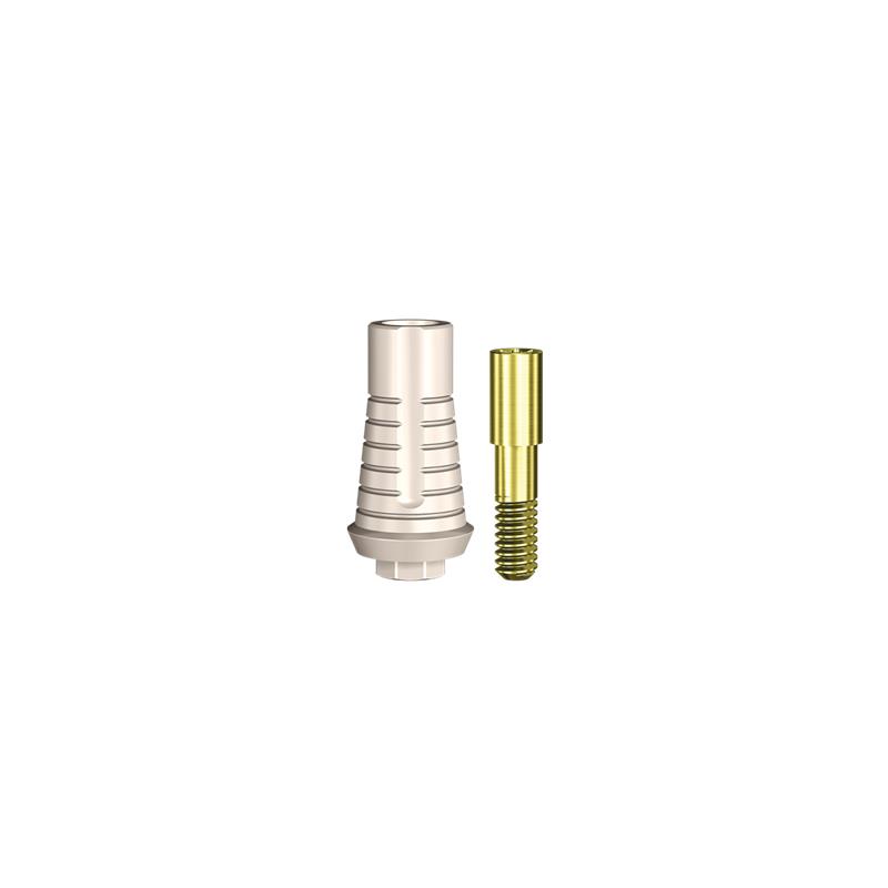 Swish Plastic Engaging Temporary Abutment (4.8mmD Platformx1mmL Collar Height) - 1/Box